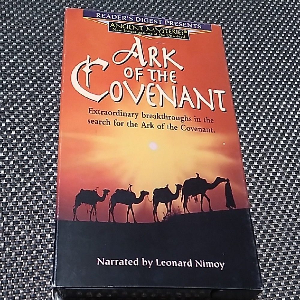Reader's Digest Orange 'Ark of the Covenant' VHS Tape